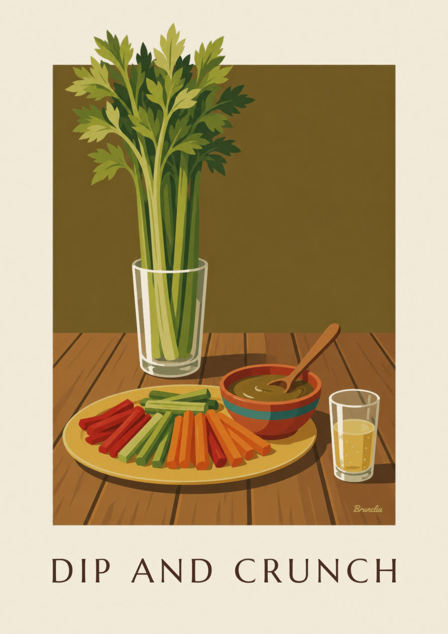 Affiche anchoïade et légumes croquants