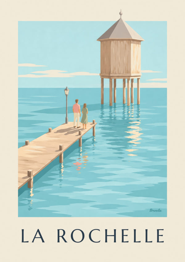 Poster Leuchtturm du Bout du Monde in La Rochelle