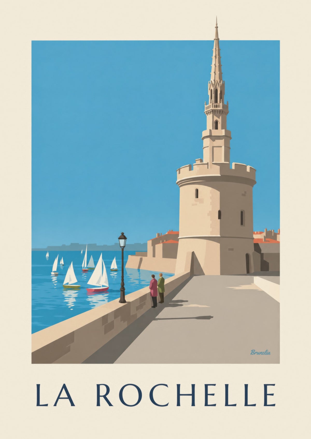 Poster Tour de la Lanterne in La Rochelle