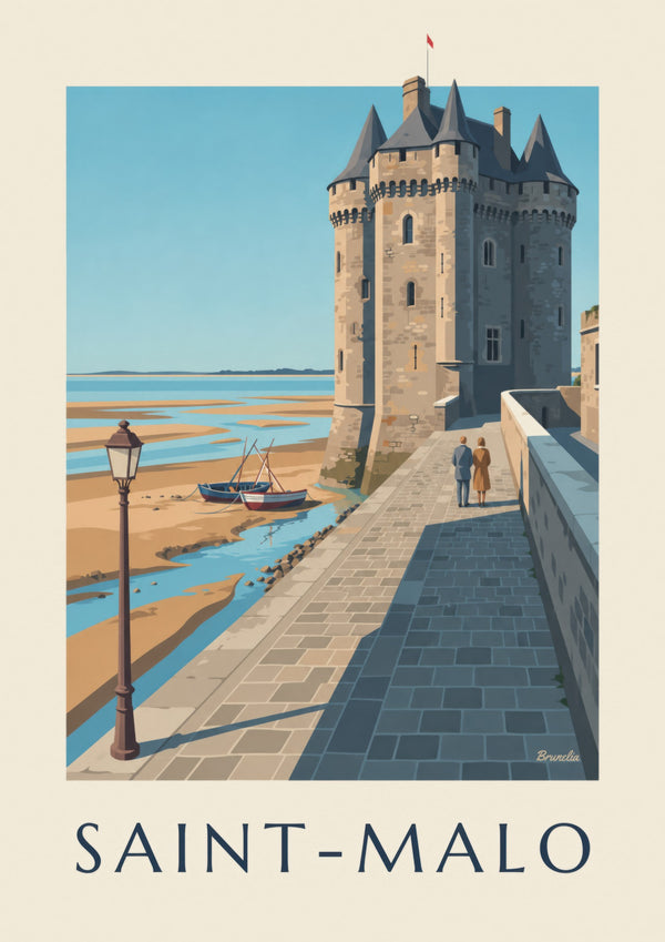 Poster Solidor-Turm in Saint-Servan, Saint-Malo